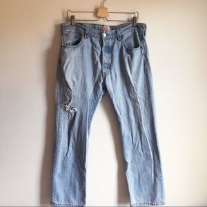 Levi’s 501 Straight Leg Button Fly 36W 30L